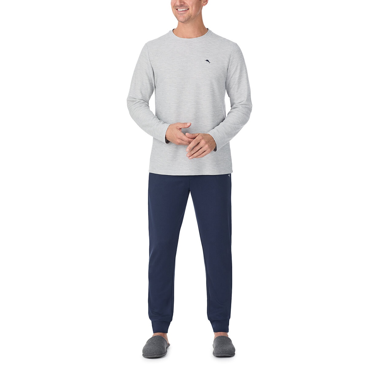 Tommy Bahama Pijama para Caballero Gris Extra Grande