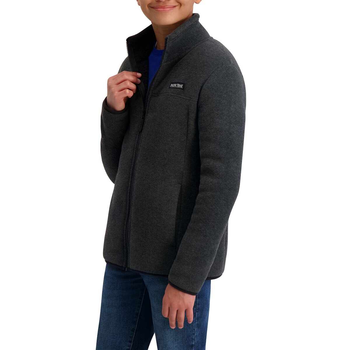 Pacific Trail Chamarra para Niños y Niñas Gris 7 / 8 Años Pacific Trail Chamarra para Niños y Niñas Gris 7 / 8 Años