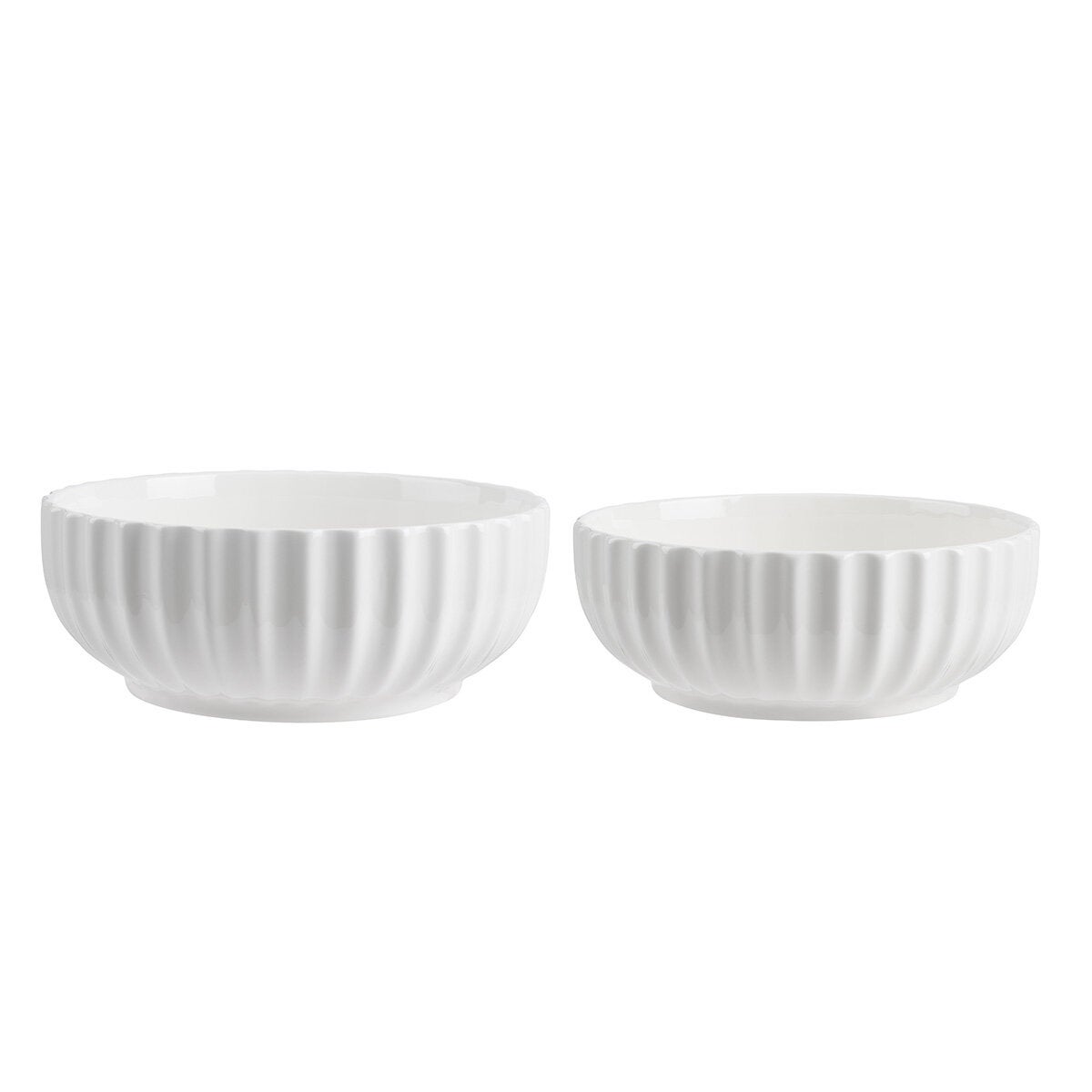 Trudeau, Juego de Tazones de Porcelana con Textura, 2 piezas Trudeau, Juego de Tazones de Porcelana con Textura, 2 piezas