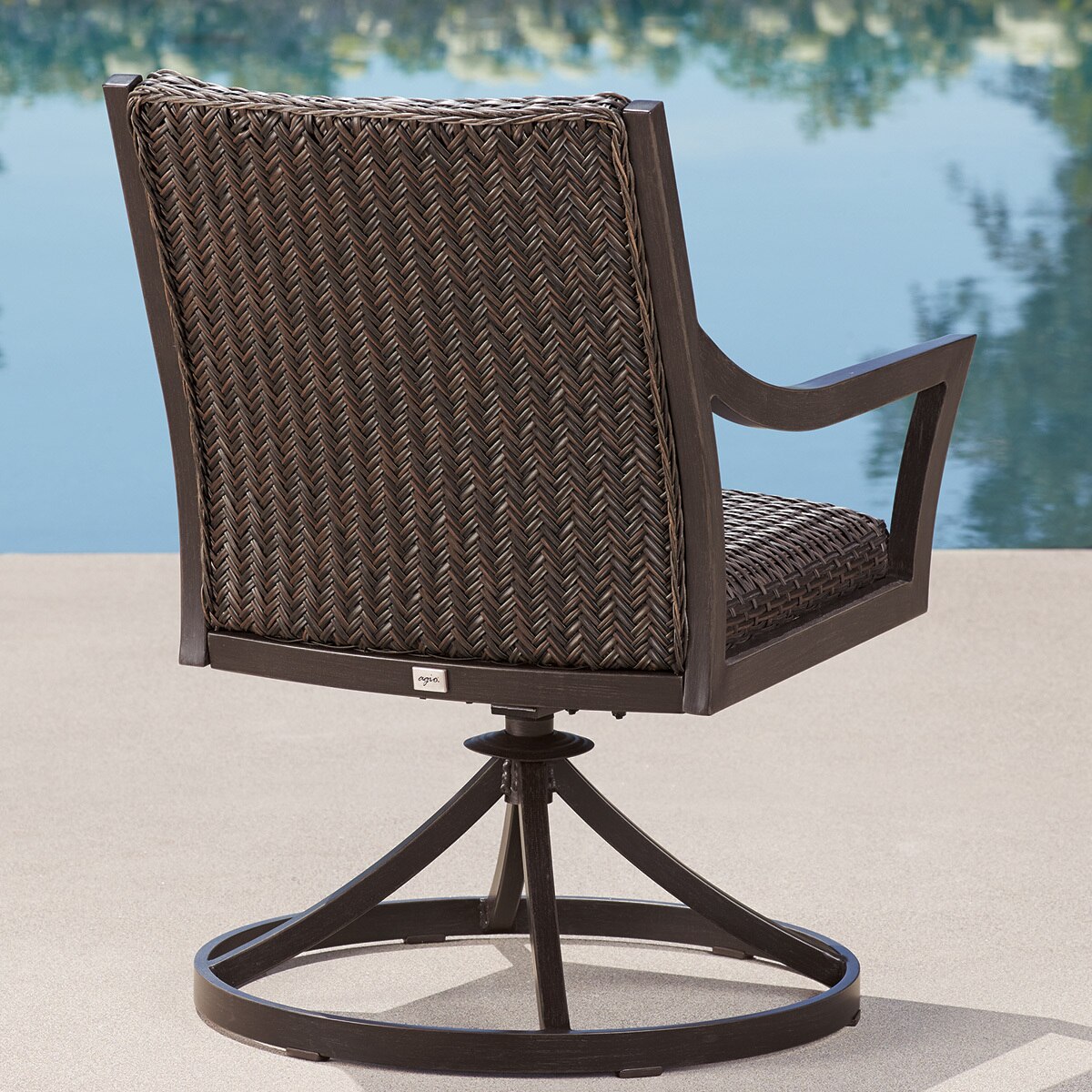 South Dakota juego de sillas mecedoras y giratorias de 2 piezas