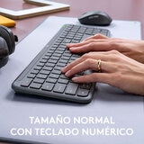 Logitech Combo Teclado y Mouse Inalámbrico Signature Slim MK950 Grafito