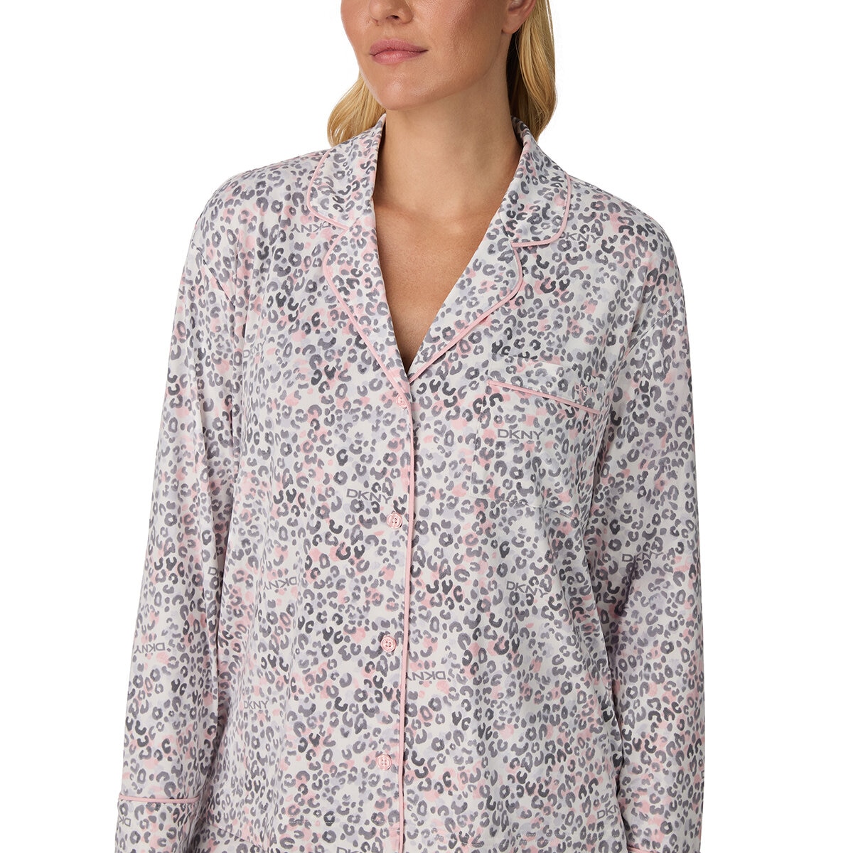 DKNY Pijama para Dama Blanco Grande