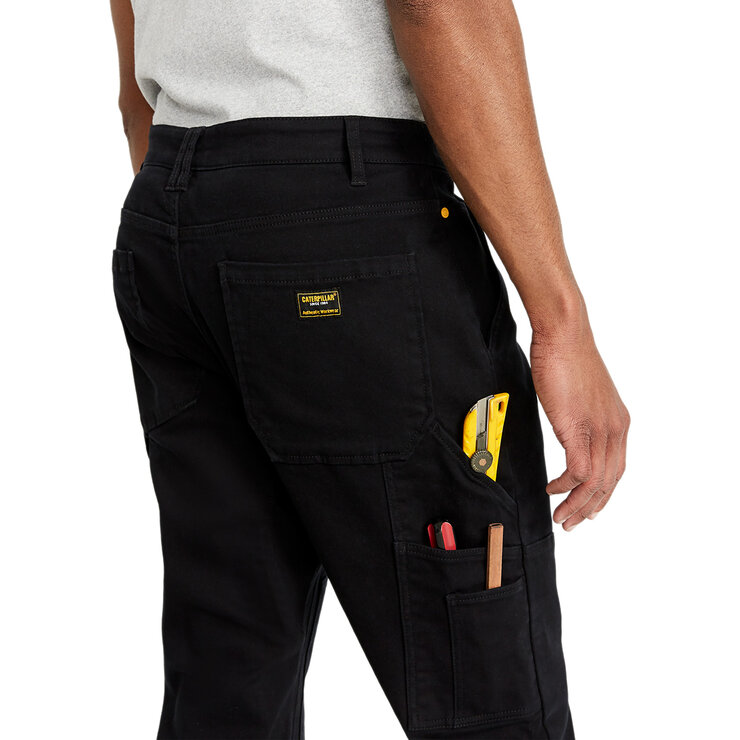 Caterpillar Pantalón de Trabajo para Caballero Negro 38X34