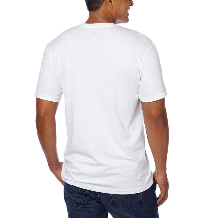 Calvin Klein Playera Blanca Cuello V 4 piezas Blanco Grande