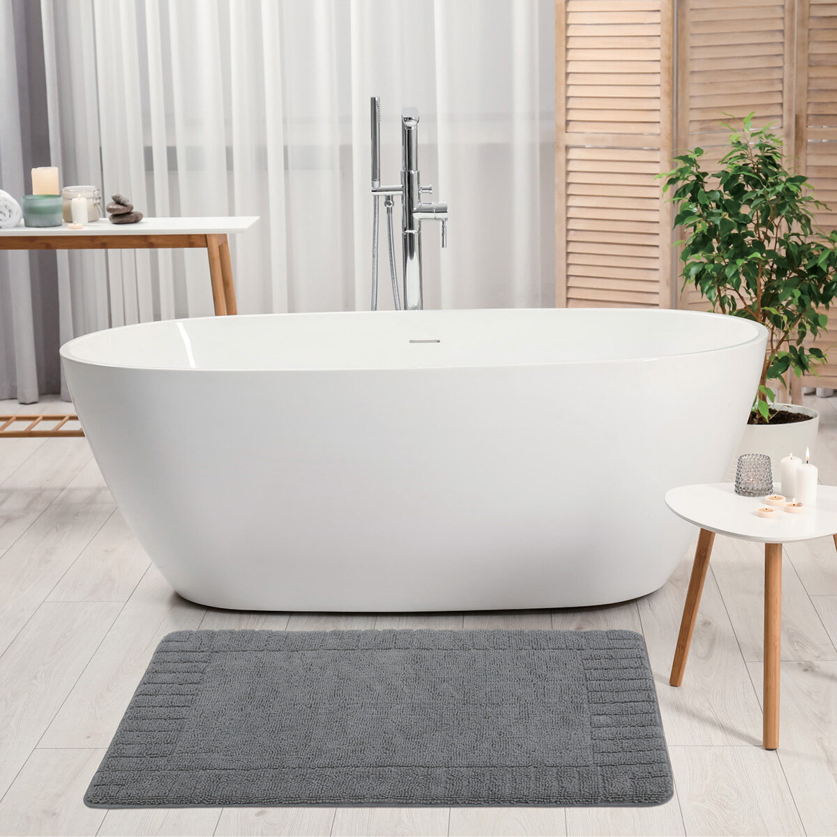 Tapete de Baño de Espuma Viscoelástica, Varios Colores Tapete de Baño de Espuma Viscoelástica, Varios Colores