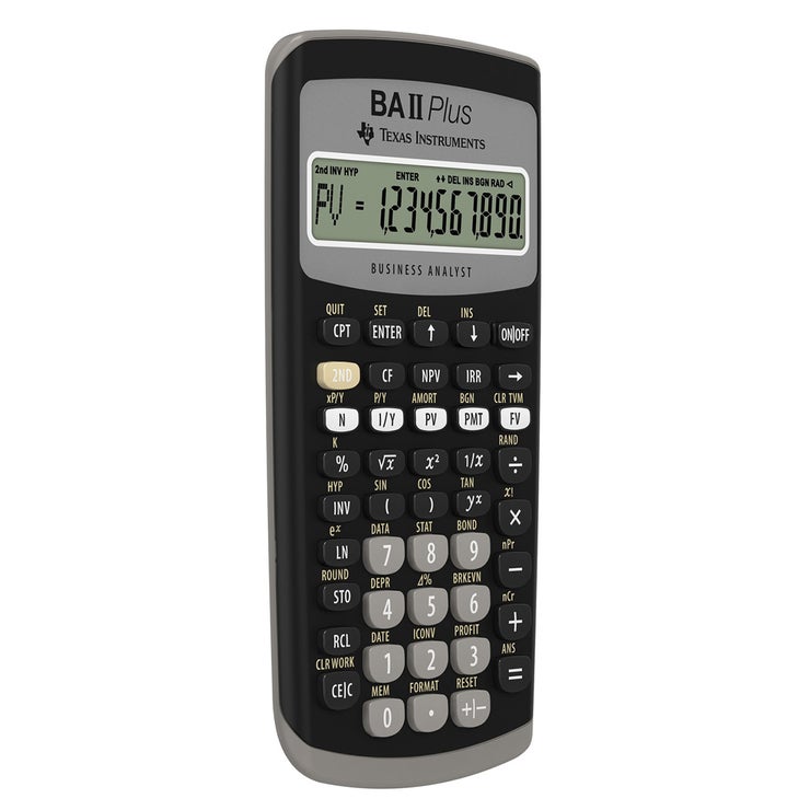 Produktbild von Texas Instruments Ba Ii Texas Instruments Taschenrechner Günstig