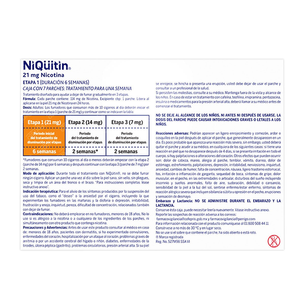Niqüitin Nicotina Tratamiento Completo