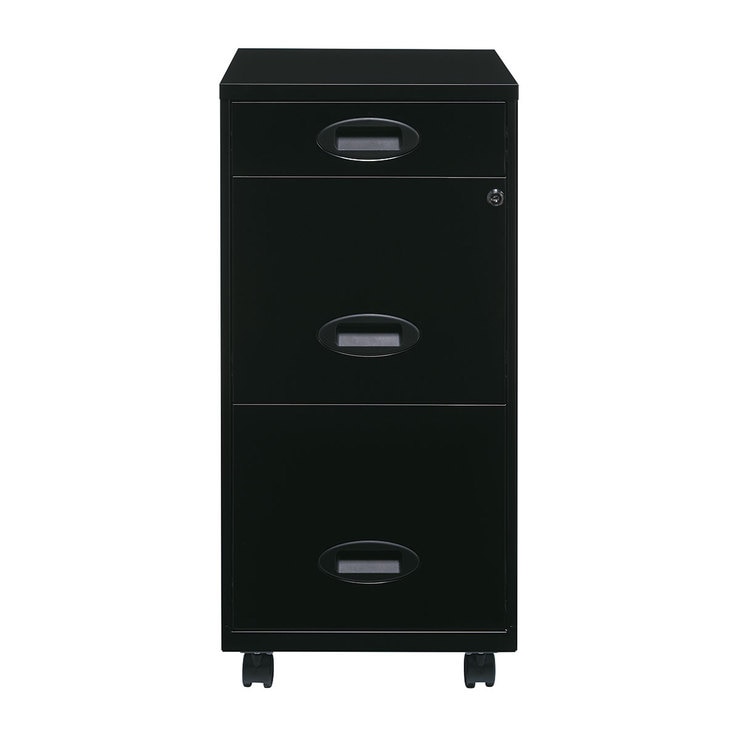 Hirsh archivero metálico dos cajones tamaño carta y un cajón lapicero