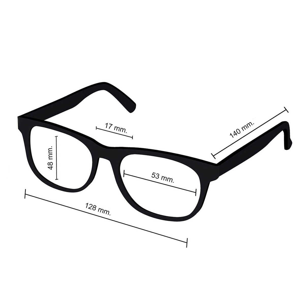 Steve Madden VSD.30827.0BLK.53 Armazón Oftálmico