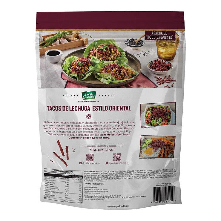 Fresh Gourmet de Betabel Sabor Korean BBQ 567 g Fresh Gourmet de Betabel Sabor Korean BBQ 567 g