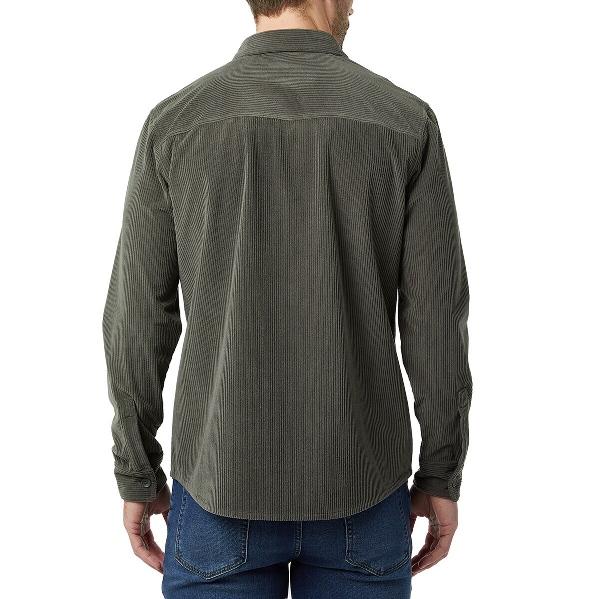 32 Degrees Heat Camisa para Caballero Verde Mediana