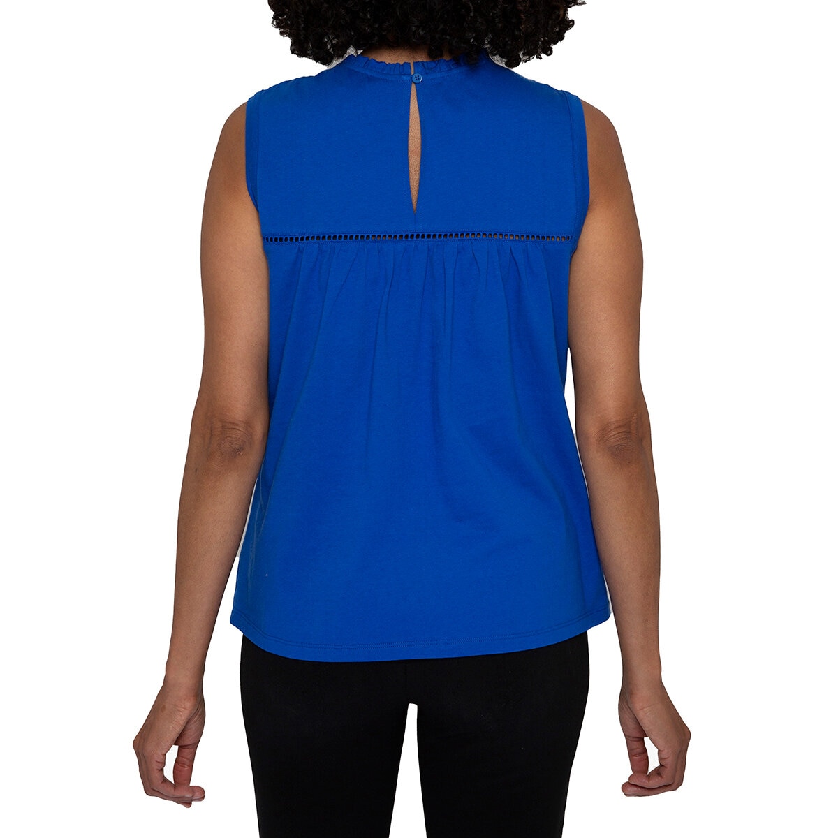Mario Serrani Italy Blusa para Dama Azul Extra Grande