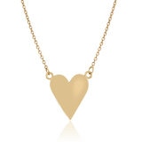 Collar, Corazón, Oro Amarillo de 14K