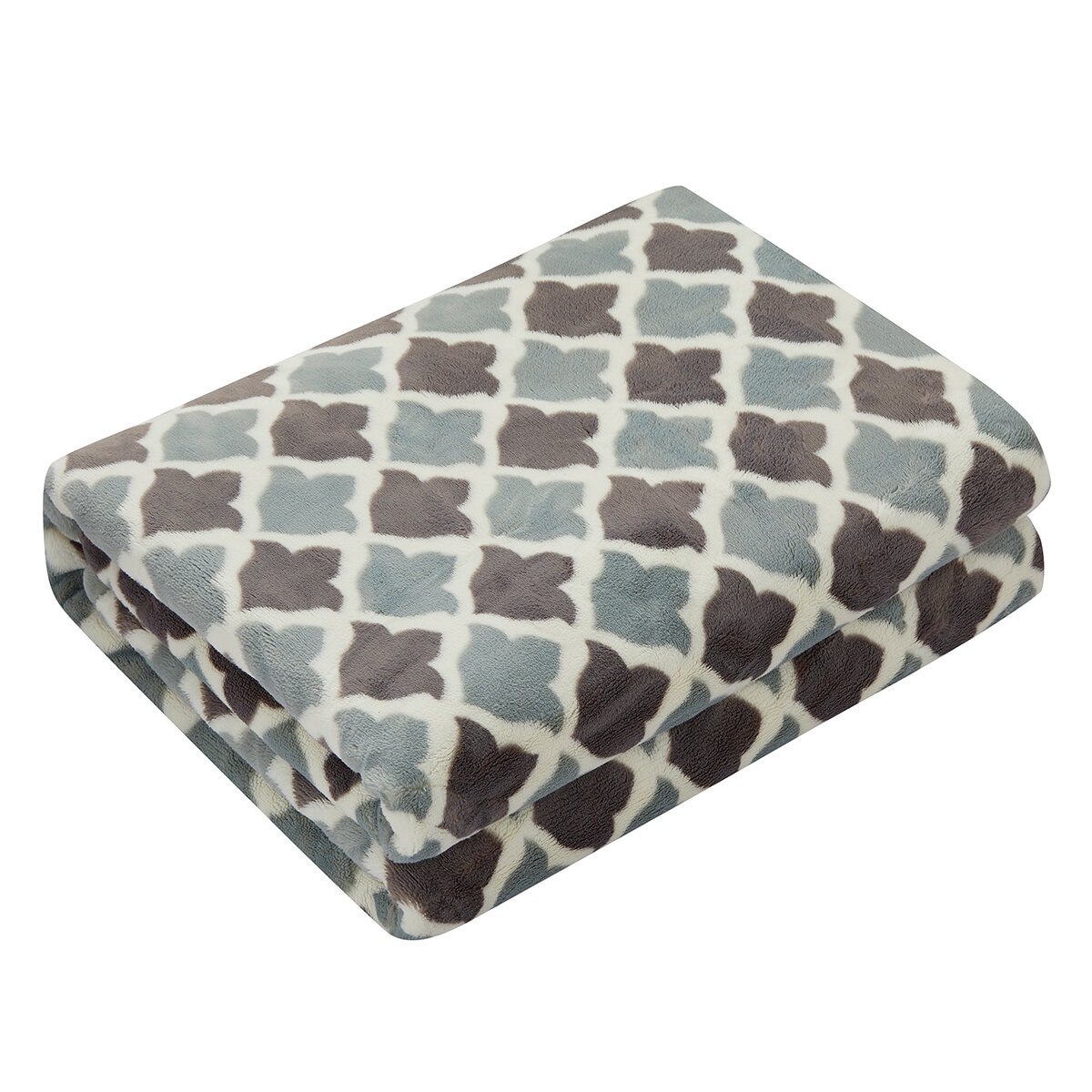 Monte & Jardín Frazada Ultra Afelpada 152cm x 177cm, Geo