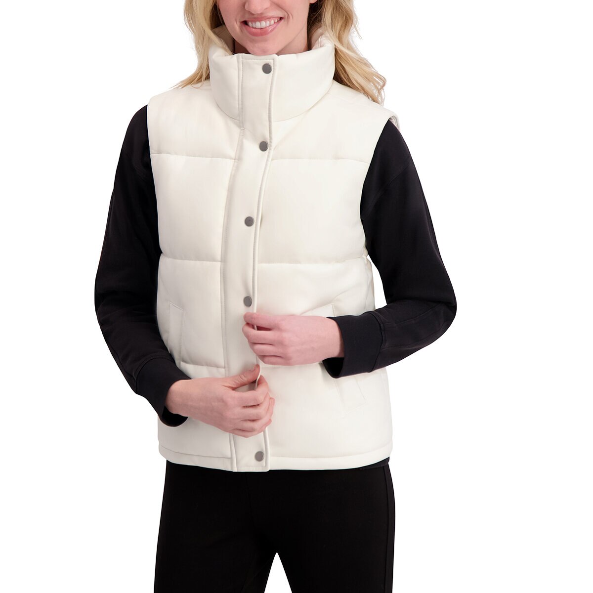 Marc New York Chaleco para Dama Crema Chica Marc New York Chaleco para Dama Crema Chica