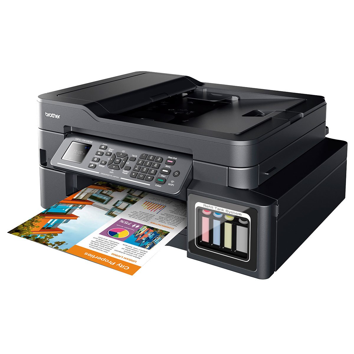 Brother, Multifuncional InkBenefit Tank Wireless, MFCT910DW Costco México