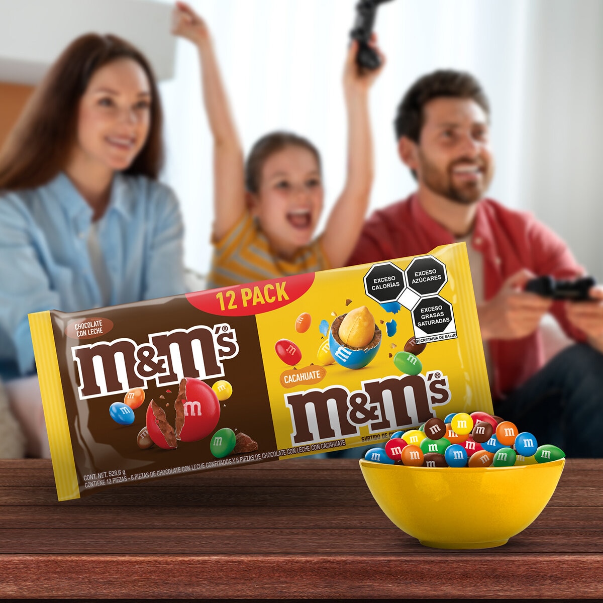 M&M's Chocolates con Leche Confitados Surtido 528.6g