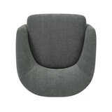 Henredon, Silla Giratoria con Base de Madera