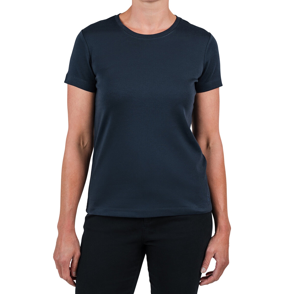 United Colors of Benetton Playera para Dama Azul Extra Grande