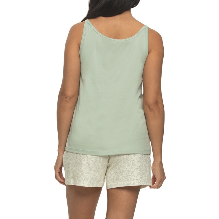 Black Bow Conjunto de Pijama para Dama Verde Extra Grande