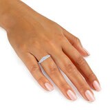Anillo de Compromiso, .75ctw Diamantes, Oro Blanco 14K Anillo de Compromiso, .75ctw Diamantes, Oro Blanco 14K