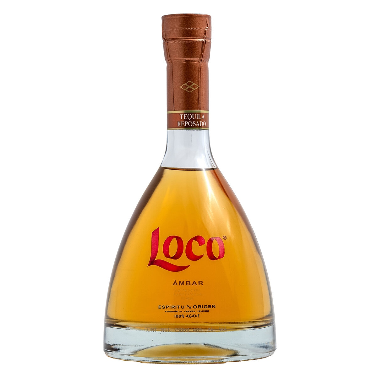 Tequila Loco Reposado Ámbar 750ml