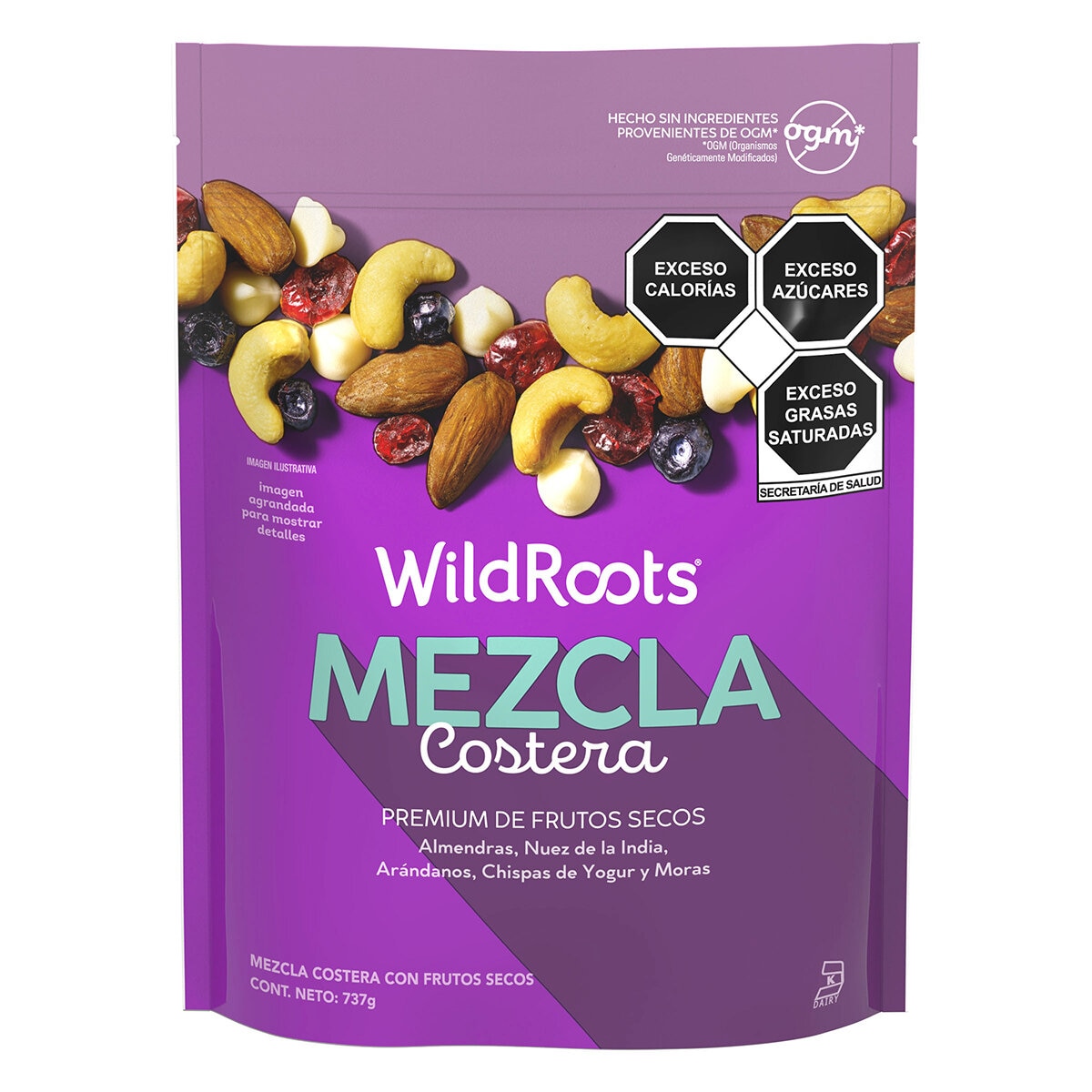 Wild Roots Mezcla Costera de Frutos Secos 737 g
