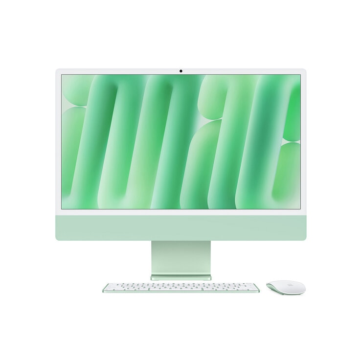 Apple iMac 24" 256GB 4.5K Chip M4 Verde CPU de 10 Núcleos GPU de 10 Núcleos Memoria Unificada de 16GB Apple iMac 24" 256GB 4.5K Chip M4 Verde CPU de 10 Núcleos GPU de 10 Núcleos Memoria Unificada de 16GB