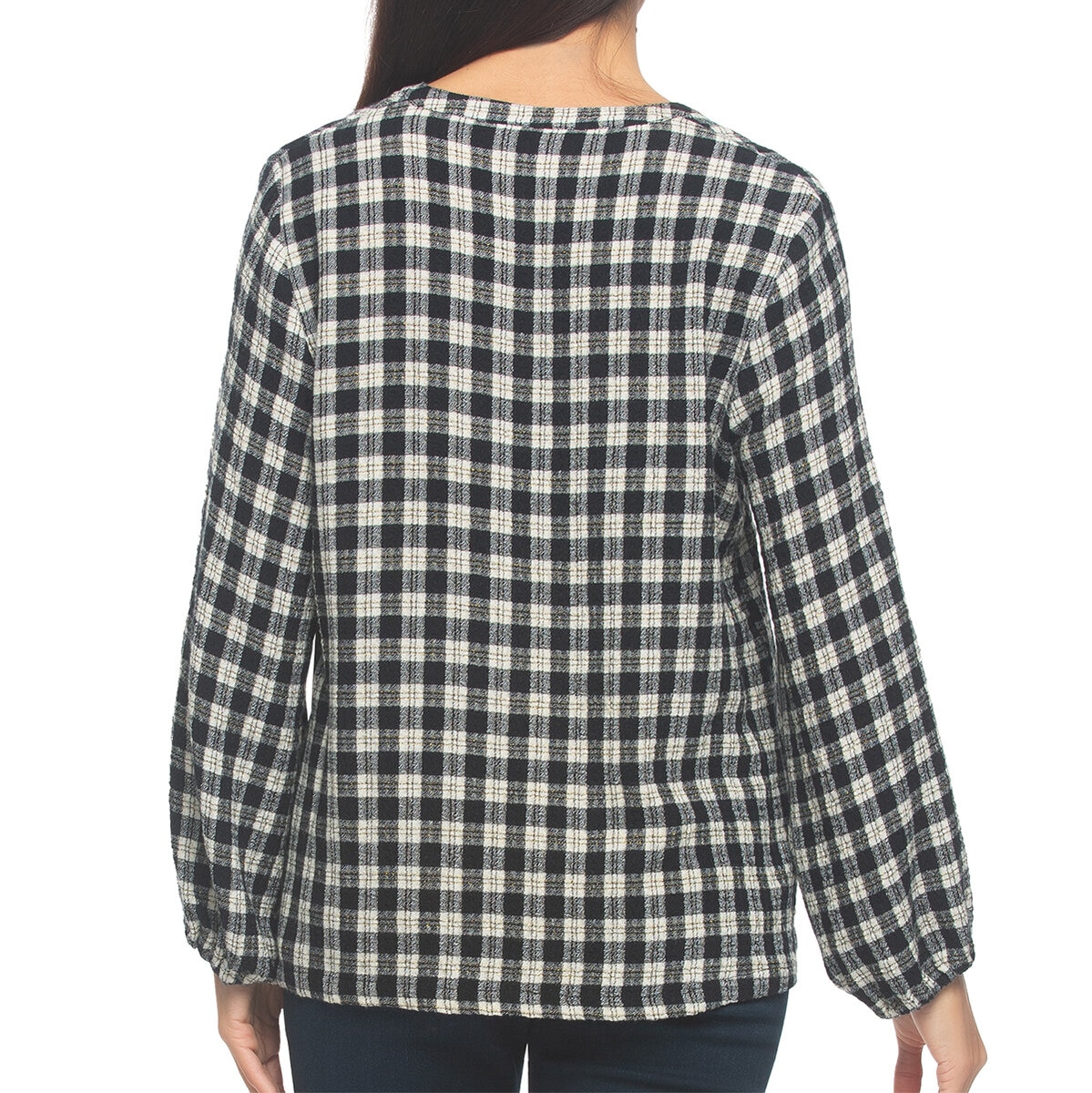 Jezebel Blusa para Dama Negro Extra Chica