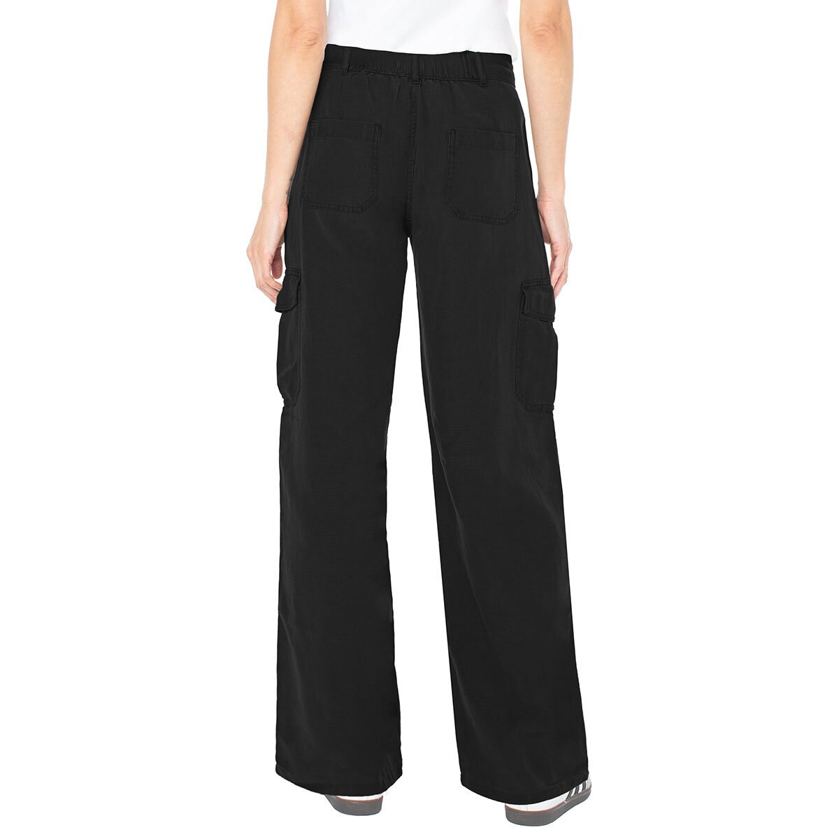 Well Worn Pantalones Cargo para Dama Negro 2