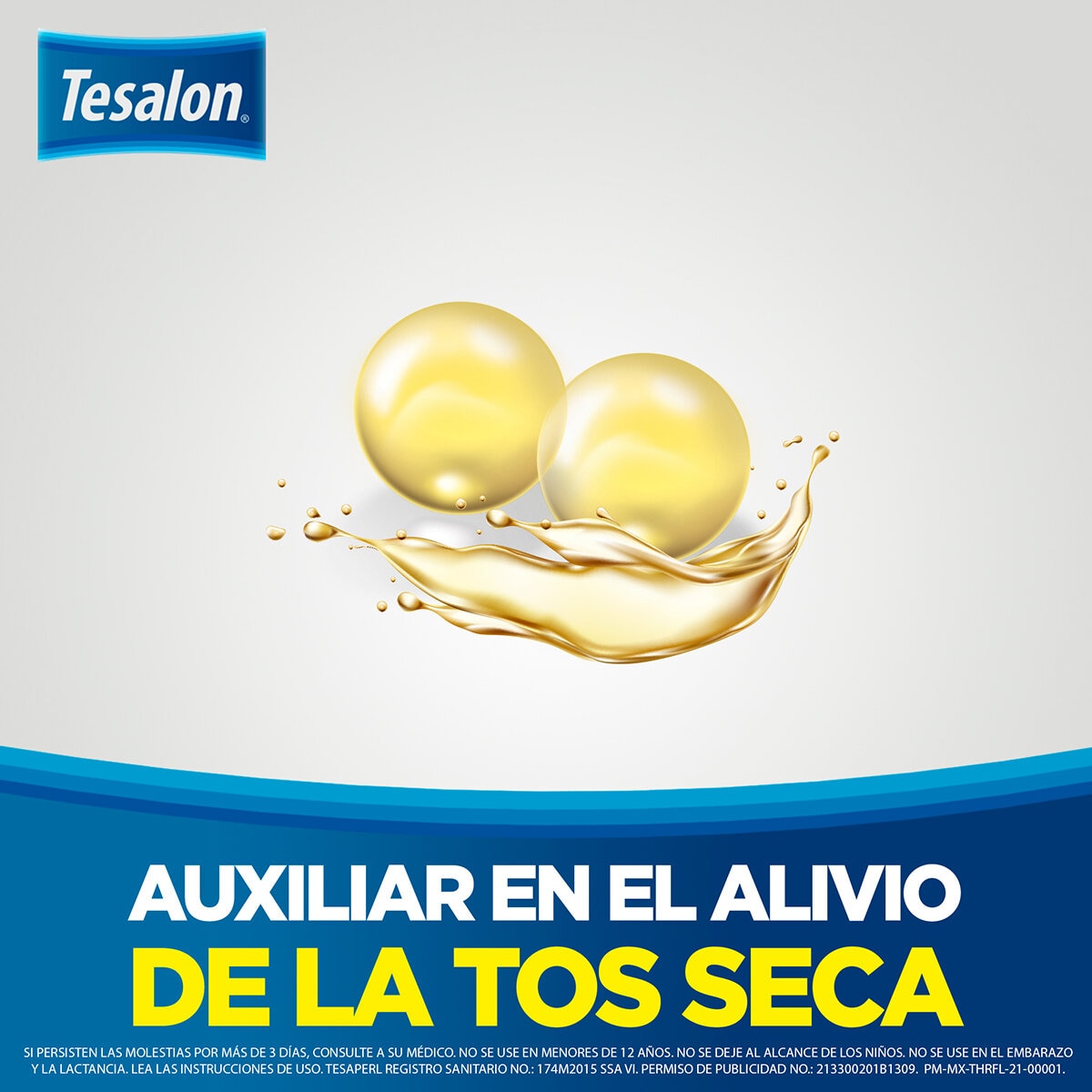 Tesalon Tesaperl Adulto Benzonatato 100mg 2 Cajas de 20 Cápsulas C/U