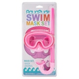 Aqua2ude Set de Snorkel Rosa