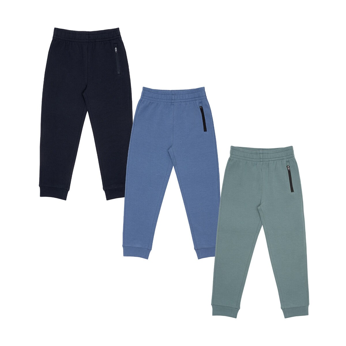 Pekkle Pantalones 3 piezas para Niños y Niñas Azul / Azul / Verde 4 Años Pekkle Pantalones 3 piezas para Niños y Niñas Azul / Azul / Verde 4 Años