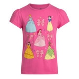 Playera 4 piezas para Niños o Niñas Disney Princesas 5 Años