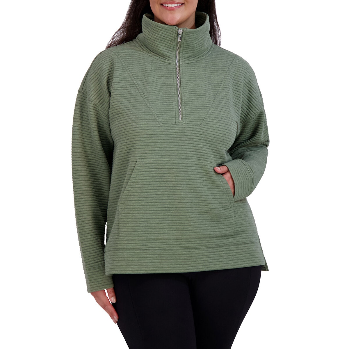 Kirkland Signature Sudadera para Dama Verde Extra Chica