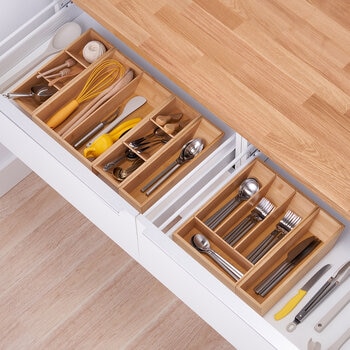 Trinity Juego Organizador de Cajones de Bambú con Divisores, 6 piezas