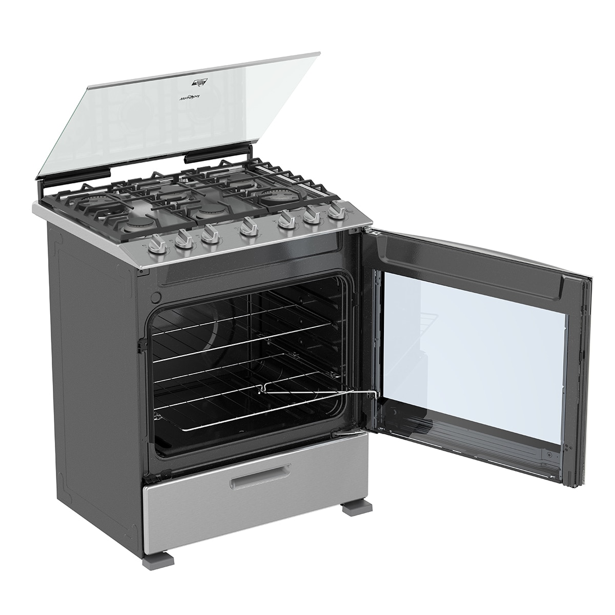 Whirlpool Estufa de piso de gas con 6 quemadores 30"