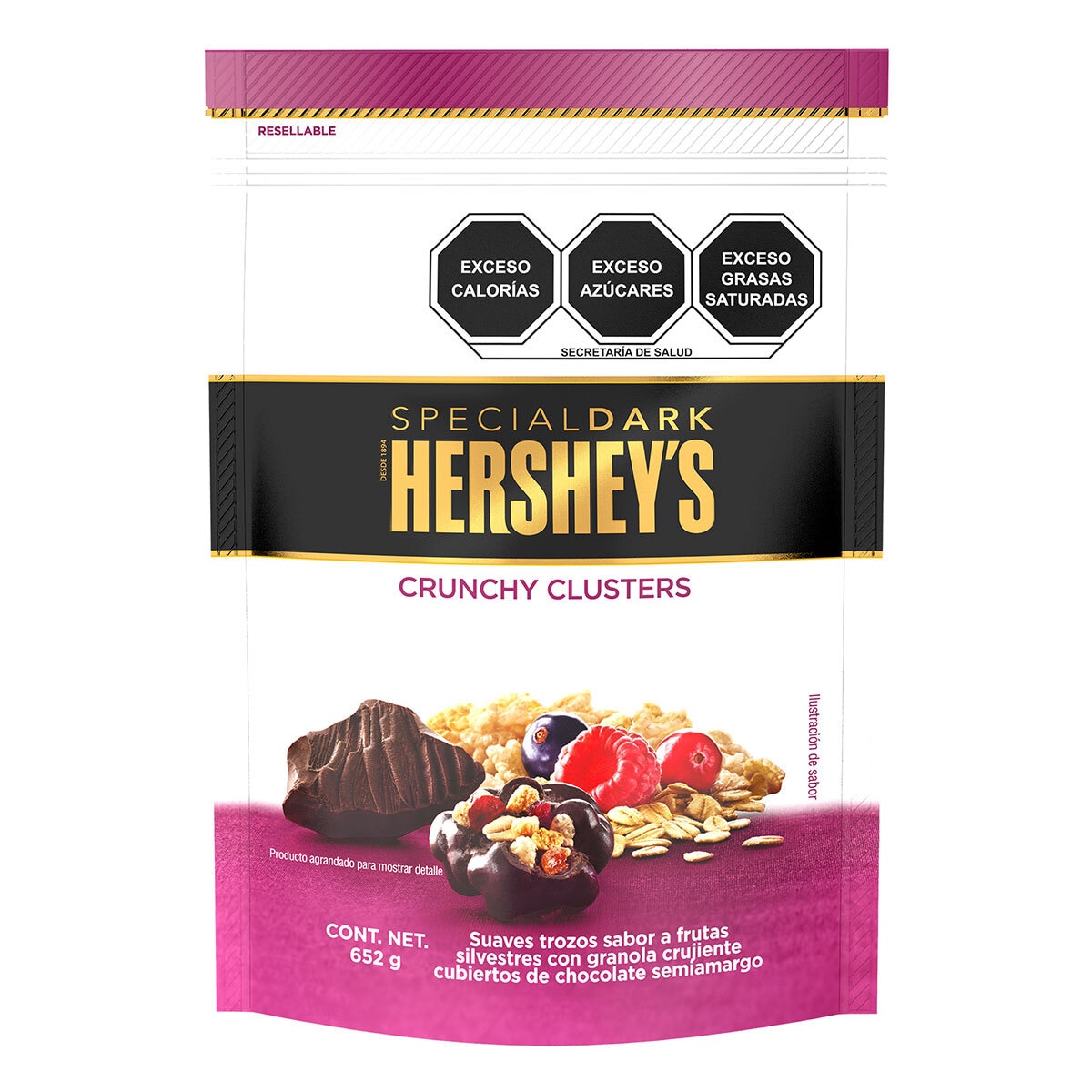 Hershey's Special Dark Crunchy Clusters 652 g Costco México