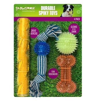 Gnawsome Juguetes para Perro 4 pzs