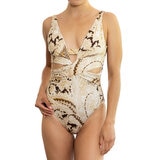 Alas de Sal, Traje de Baño Entero, Color Dorado, Varias Tallas Alas de Sal, Traje de Baño Entero, Color Dorado, Varias Tallas