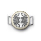 Smeg Olla de 24cm con Tapa de Cristal blanco