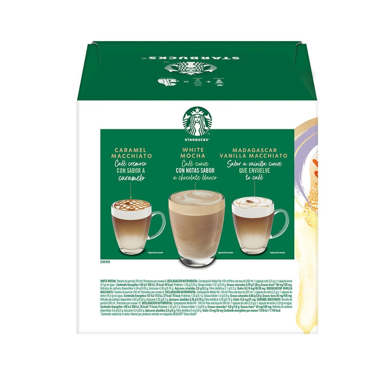 Nescafé Dolce Gusto Starbucks, 48 Cápsulas Variety Pack Nescafé Dolce Gusto Starbucks, 48 Cápsulas Variety Pack