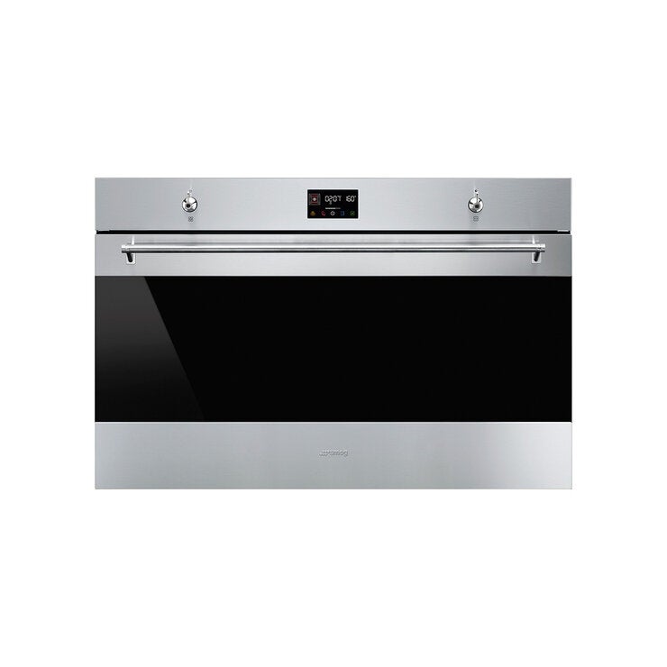 Smeg Combo Eléctrico de Campana de 90 cm + Parrilla de 4 quemadores + Horno de 90 cm Smeg Combo Eléctrico de Campana de 90 cm + Parrilla de 4 quemadores + Horno de 90 cm