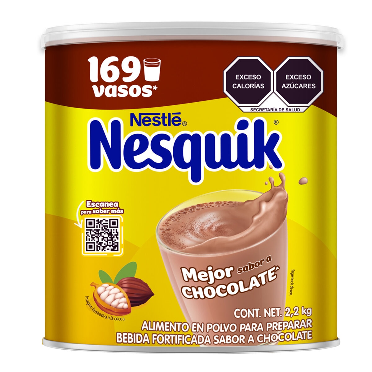 Nesquik Chocolate en Polvo 2.2 kg