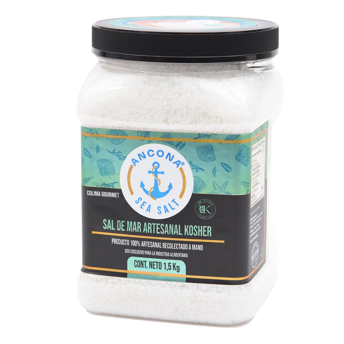 Ancona sal de mar artesanal Kosher 1.5 kg