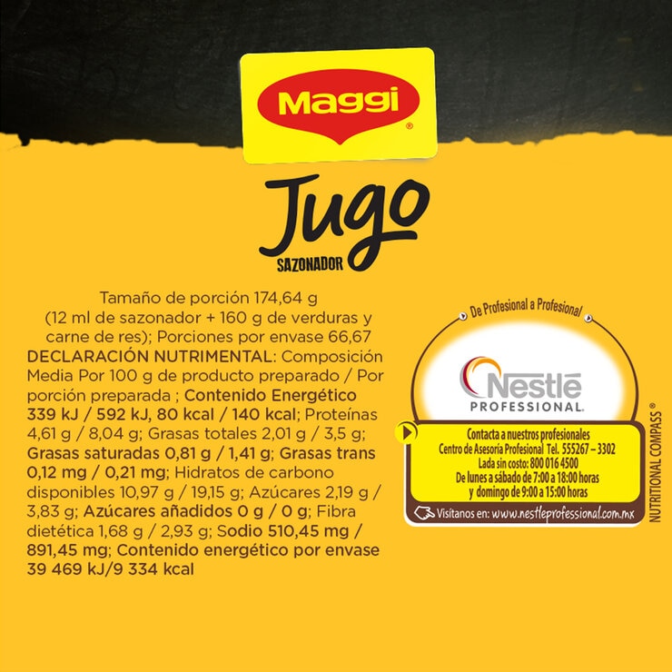Jugo Maggi Sazonador 800 ml