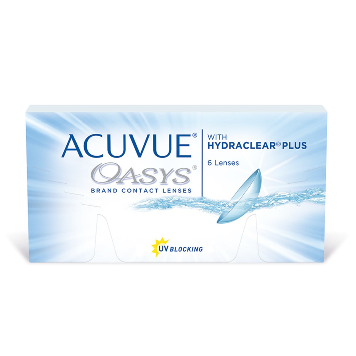 ACUVUE OASYS con HYDRACLEAR Plus para Miopía o Hipermetropía uso quincenal (D -0.75, BC 8.4)