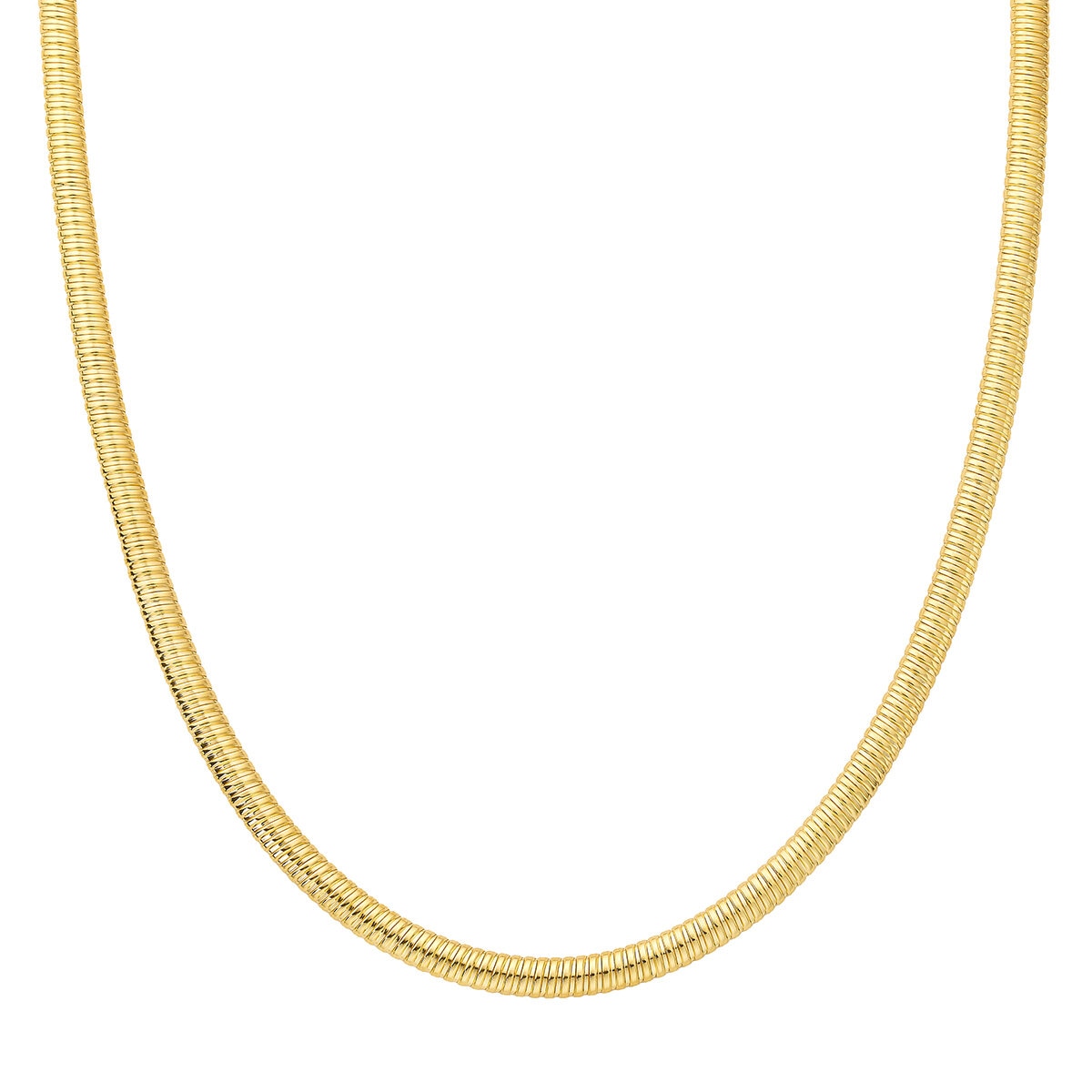 Cadena Tubogas, 45.72cm, Oro Amarillo 14K