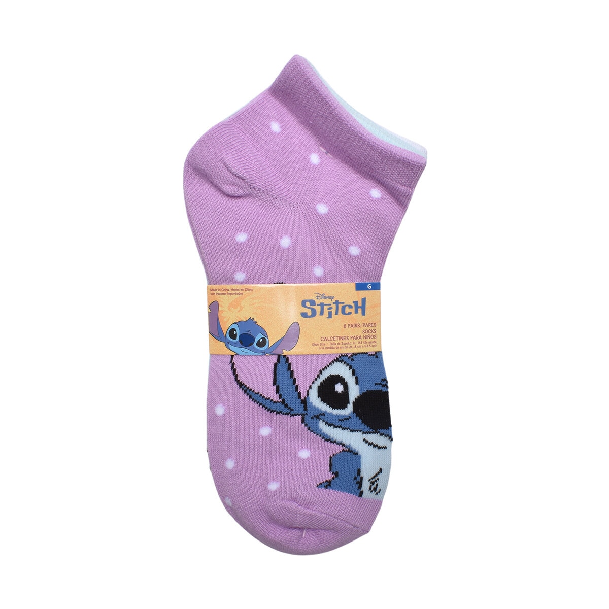 Calcetines para Niños y Niñas 6 pares Stitch 15.5 - 21 cm