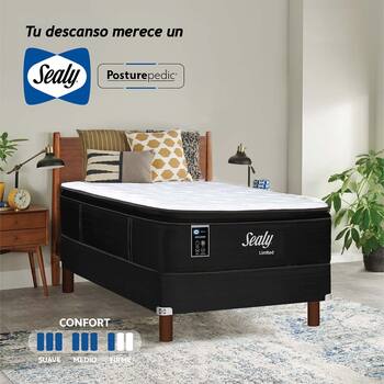Sealy, Limited, Colchón y Box Individual